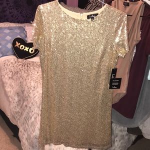 Lulus sequin shift dress